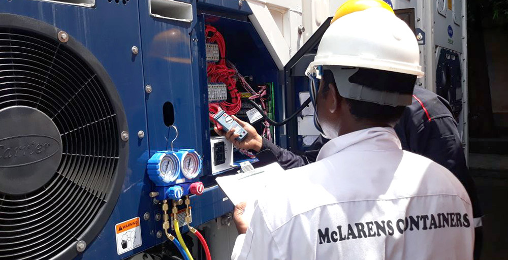 REEFER CONTAINER SERVICES McLARENS CONTAINERS PVT LTD